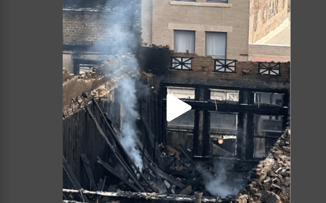 VIDEO: Fire destroys historic buildings in Bisbee, Arizona
